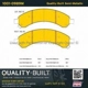 Purchase Top-Quality Rear Semi Metallic Pads by QUALITY-BUILT - 1001-0989M pa1