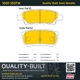 Purchase Top-Quality QUALITY-BUILT - 1001-1037M - Rear Disc Brake Pad Set pa5