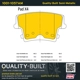 Purchase Top-Quality QUALITY-BUILT - 1001-1057AM - Rear Disc Brake Pad Set pa2