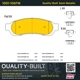 Purchase Top-Quality QUALITY-BUILT - 1001-1067M - Rear Disc Brake Pad Set pa4