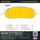 Purchase Top-Quality QUALITY-BUILT - 1001-1068M - Rear Disc Brake Pad Set pa2