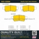 Purchase Top-Quality Rear Semi Metallic Pads by QUALITY-BUILT - 1001-1088M pa1