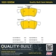 Purchase Top-Quality QUALITY-BUILT - 1001-1095M - Rear Disc Brake Pad Set pa4