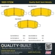Purchase Top-Quality QUALITY-BUILT - 1001-1172M - Rear Disc Brake Pad Set pa4