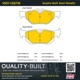 Purchase Top-Quality QUALITY-BUILT - 1001-1267M - Rear Disc Brake Pad Set pa4