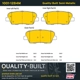 Purchase Top-Quality QUALITY-BUILT - 1001-1284M - Rear Disc Brake Pad Set pa4