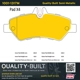 Purchase Top-Quality QUALITY-BUILT - 1001-1317M - Rear Disc Brake Pad Set pa4