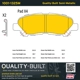 Purchase Top-Quality QUALITY-BUILT - 1001-1325M - Rear Disc Brake Pad Set pa6