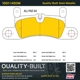 Purchase Top-Quality QUALITY-BUILT - 1001-1453M - Rear Disc Brake Pad Set pa4