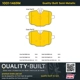 Purchase Top-Quality QUALITY-BUILT - 1001-1469M - Rear Disc Brake Pad Set pa6