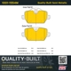 Purchase Top-Quality QUALITY-BUILT - 1001-1554M - Rear Disc Brake Pad Set pa6