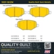 Purchase Top-Quality QUALITY-BUILT - 1001-1612M - Rear Disc Brake Pad Set pa1