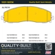 Purchase Top-Quality QUALITY-BUILT - 1001-1691M - Rear Disc Brake Pad Set pa1