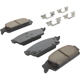 Purchase Top-Quality QUALITY-BUILT - 1001-1707M - Rear Semi Metallic Pads pa3