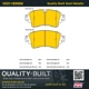 Purchase Top-Quality QUALITY-BUILT - 1001-1898M - Rear Disc Brake Pad Set pa2