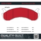 Purchase Top-Quality QUALITY-BUILT - 1002-0786M - Rear Disc Brake Pad Set pa6