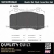 Purchase Top-Quality Rear Semi Metallic Pads by QUALITY-BUILT - 1003-0592AM pa1