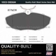 Purchase Top-Quality Rear Semi Metallic Pads by QUALITY-BUILT - 1003-0806M pa1