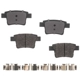 Purchase Top-Quality RS PARTS - RSD1071MH - Rear Semi Metallic Pads pa2