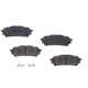 Purchase Top-Quality RS PARTS - RSD1004MH - Rear Semi Metallic Pads pa2