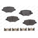 Purchase Top-Quality Rear Semi Metallic Pads by RS PARTS - RSD1612MH pa1