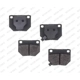 Purchase Top-Quality Plaquettes arrière semi-métallique par RS PARTS - RSD461M pa2