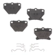 Purchase Top-Quality RS PARTS - RSD823MH - Rear Semi Metallic Pads pa1