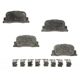 Purchase Top-Quality Rear Semi Metallic Pads by RS PARTS - RSD835MH pa1