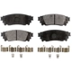 Purchase Top-Quality Plaquettes arrière semi-métallique par TRANSIT WAREHOUSE - PPF-D1805 pa4