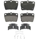 Purchase Top-Quality WAGNER - ZX1051 - QuickStop Disc Brake Pad Set pa2
