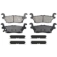 Purchase Top-Quality WAGNER - ZX1120 - QuickStop Disc Brake Pad Set pa2