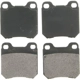 Purchase Top-Quality WAGNER - ZX709 - QuickStop Disc Brake Pad Set pa7