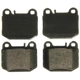 Purchase Top-Quality WAGNER - ZX874 - Rear Semi Metallic Pads pa1