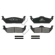 Purchase Top-Quality WAGNER - ZX1012A - Rear Semi Metallic Pads pa1