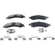 Purchase Top-Quality WORLDPARTS SYNERGY - WSD834MH - Rear Semi Metallic Brake Pads pa1