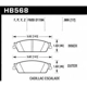 Purchase Top-Quality Rear Severe Duty Pads by HAWK PERFORMANCE - HB568P.666 pa5
