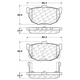 Purchase Top-Quality Plaquette arrière semi-métallique Severe Duty par CENTRIC PARTS - 106.03230 pa2