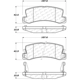 Purchase Top-Quality Plaquette arrière semi-métallique Severe Duty par CENTRIC PARTS - 106.03250 pa3