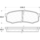 Purchase Top-Quality Plaquette arrière semi-métallique Severe Duty par CENTRIC PARTS - 106.06060 pa2