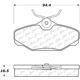 Purchase Top-Quality Plaquette arrière semi-métallique Severe Duty by CENTRIC PARTS - 106.06100 pa6