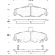 Purchase Top-Quality CENTRIC PARTS - 106.07500 - Rear Disc Brake Pad Set pa12