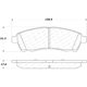 Purchase Top-Quality Plaquette arrière semi-métallique Severe Duty par CENTRIC PARTS - 106.07570 pa8