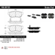 Purchase Top-Quality CENTRIC PARTS - 106.08130 - Rear Disc Brake Pad Set pa1