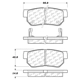 Purchase Top-Quality CENTRIC PARTS - 106.08130 - Rear Disc Brake Pad Set pa3