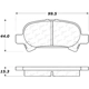 Purchase Top-Quality Plaquette arrière semi-métallique Severe Duty par CENTRIC PARTS - 106.08280 pa7