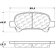 Purchase Top-Quality Plaquette arrière semi-métallique Severe Duty par CENTRIC PARTS - 106.08281 pa1