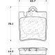Purchase Top-Quality Plaquette arrière semi-métallique Severe Duty par CENTRIC PARTS - 106.08760 pa4