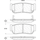 Purchase Top-Quality Plaquette arrière semi-métallique Severe Duty par CENTRIC PARTS - 106.09540 pa5