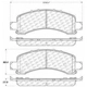 Purchase Top-Quality Plaquette arrière semi-métallique Severe Duty par CENTRIC PARTS - 106.09741 pa1