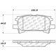 Purchase Top-Quality Plaquette arrière semi-métallique Severe Duty par CENTRIC PARTS - 106.09960 pa2